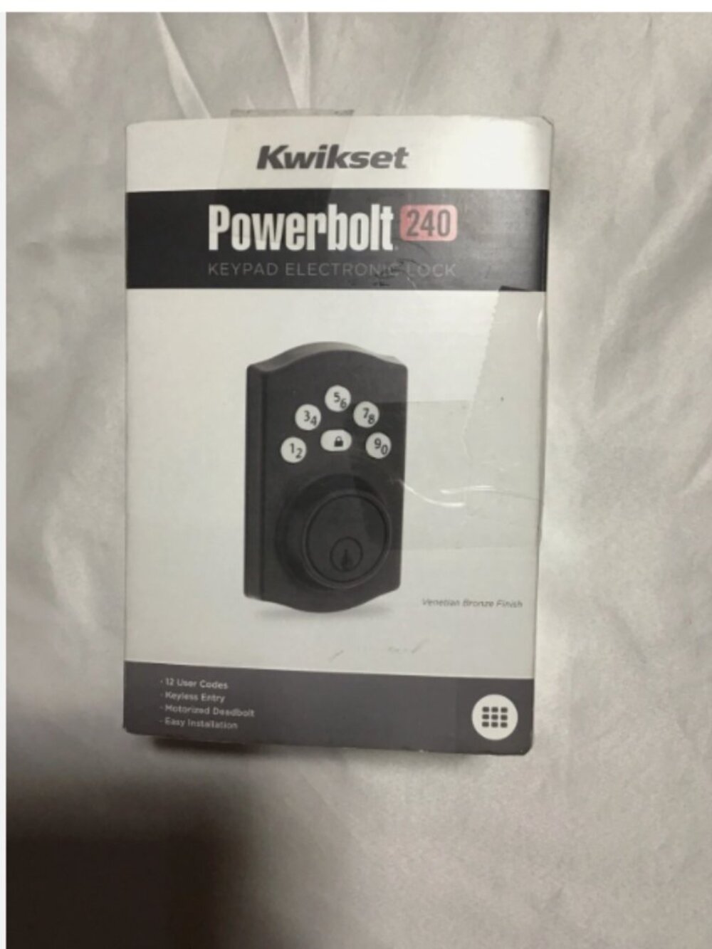 Kwikset Powerbolt 240 Keypad Electronic Deadbolt